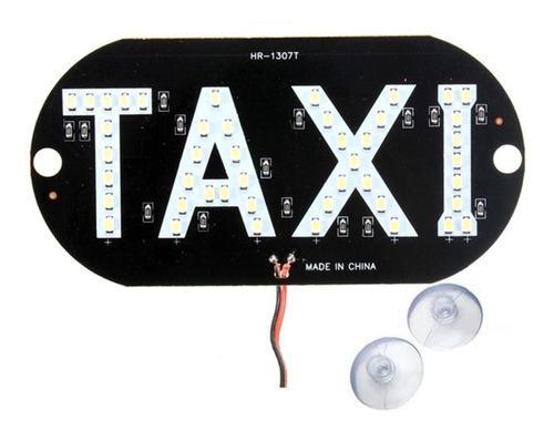 auto taxi libre 12v letrero