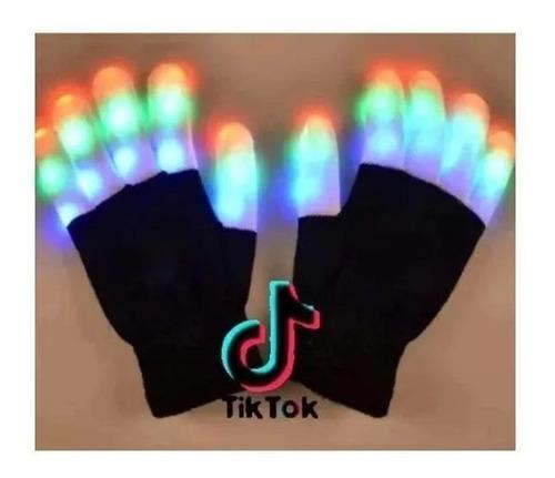 kit par guantes tiktok luces