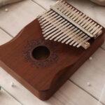 instrumento principiante dedo kalimba piano