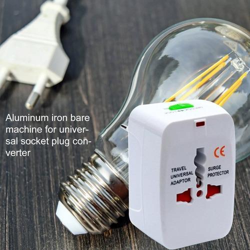 adaptador enchufe universal viajero internacional