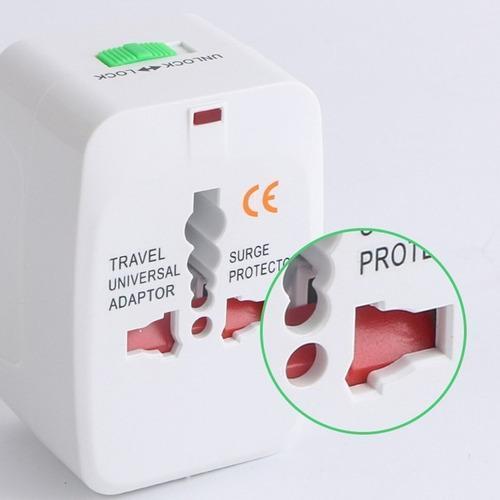 adaptador enchufe universal viajero internacional