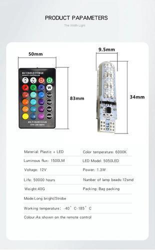 pez t10 multicolor rgb control