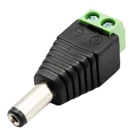 conector macho dc cámaras