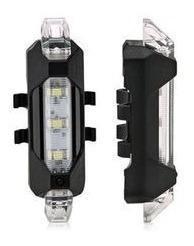 pack luces led recargables bicicleta