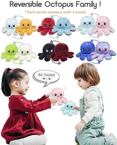 pulpo pulpito peluche reversible muñeco