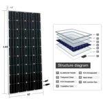 panel solar monocristalino fotovoltaico 12v