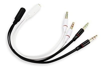 cable adaptador 5mm audifonos micrófono