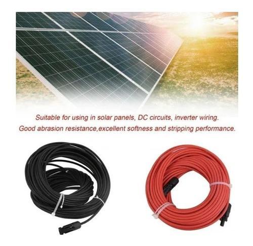 cable fotovoltaico 4mm2 conector mc4