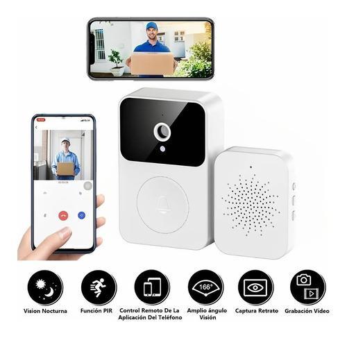 Timbre Camara Wifi Seguridad Video Portero Inalámbrico Smart 