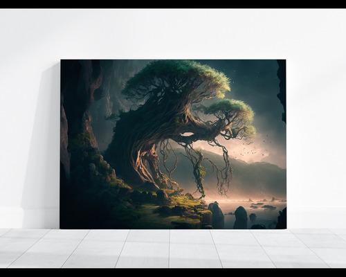 cuadro decorativo savana marula tree
