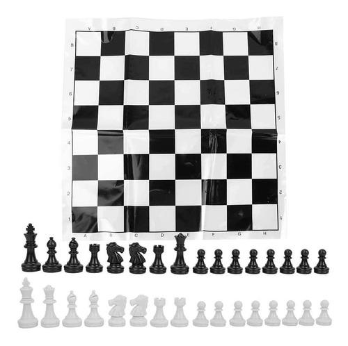 ajedrez plastico portatil calidad 29x29cm