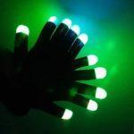 kit par guantes tiktok luces