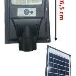 foco solar led publica panel