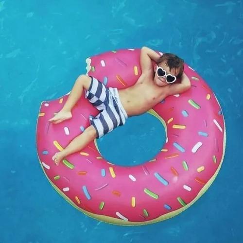 flotador inflable diseño donut dona