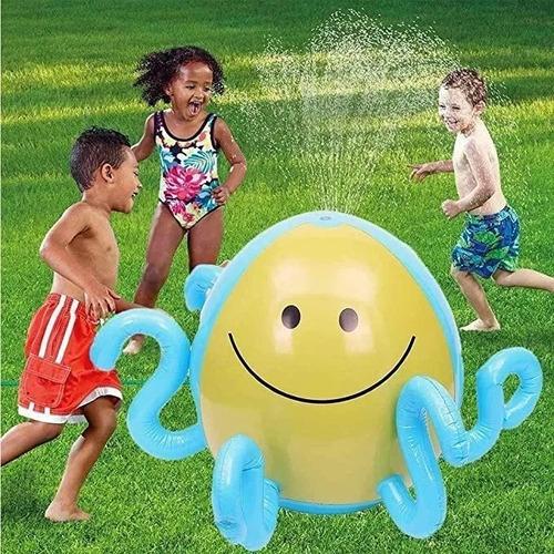 pulpo inflable rociador agua juegos