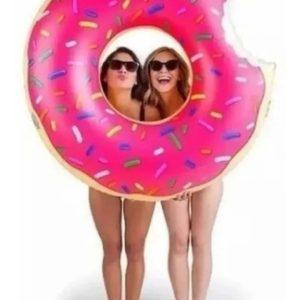 flotador inflable diseño donut dona