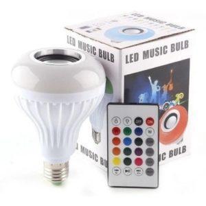 pack x3 ampolletas led música