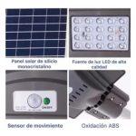 calle solar 120w foco luminaria