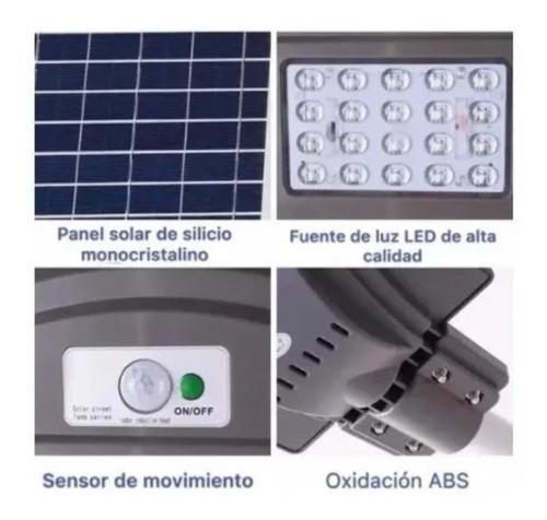 calle solar 120w foco luminaria