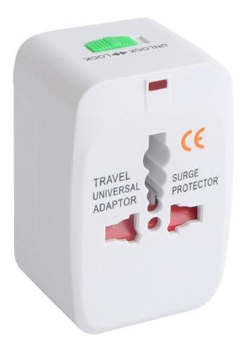 adaptador enchufe universal viajero internacional