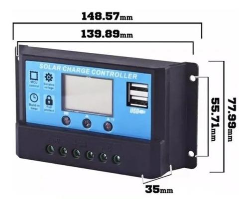 controlador carga panel solar regulador