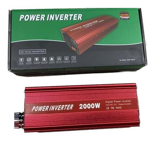 inversor covertidor voltaje 2000w batería