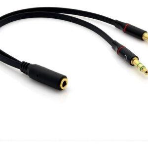 cable adaptador 5mm audifonos micrófono