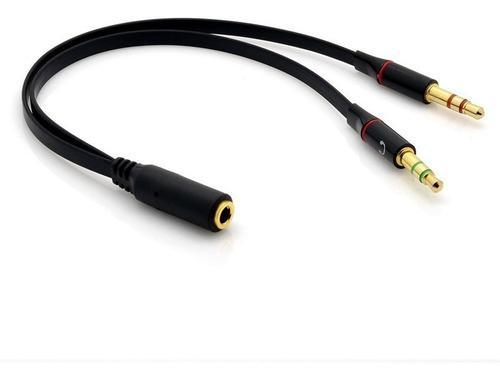 cable adaptador 5mm audifonos micrófono