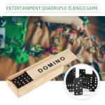 negro domino set caja madera