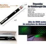 puntero laser verde caleidoscopio 100mw