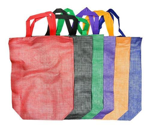 x12 bolsas tnt reutilizable ecologicas