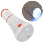 lampara linterna camping led pilas