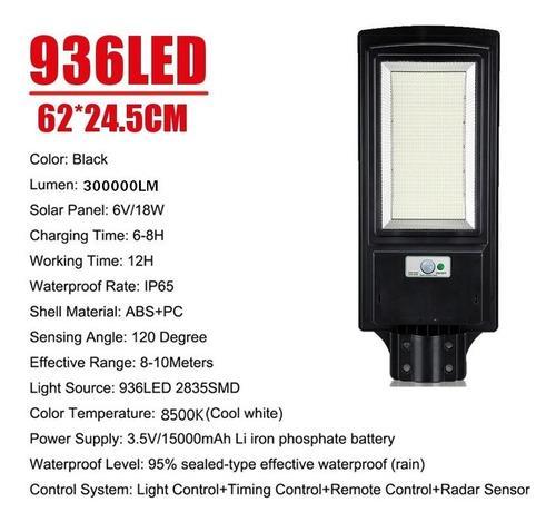 foco solar led lampara 1200w