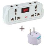 adaptador enchufe universal viajes interruptor