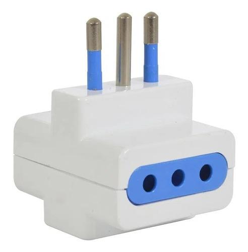 adaptador enchufe rectangular 3en1 patas