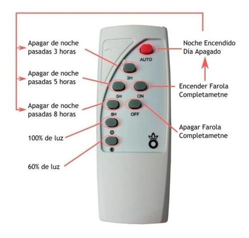 calle solar 120w foco luminaria